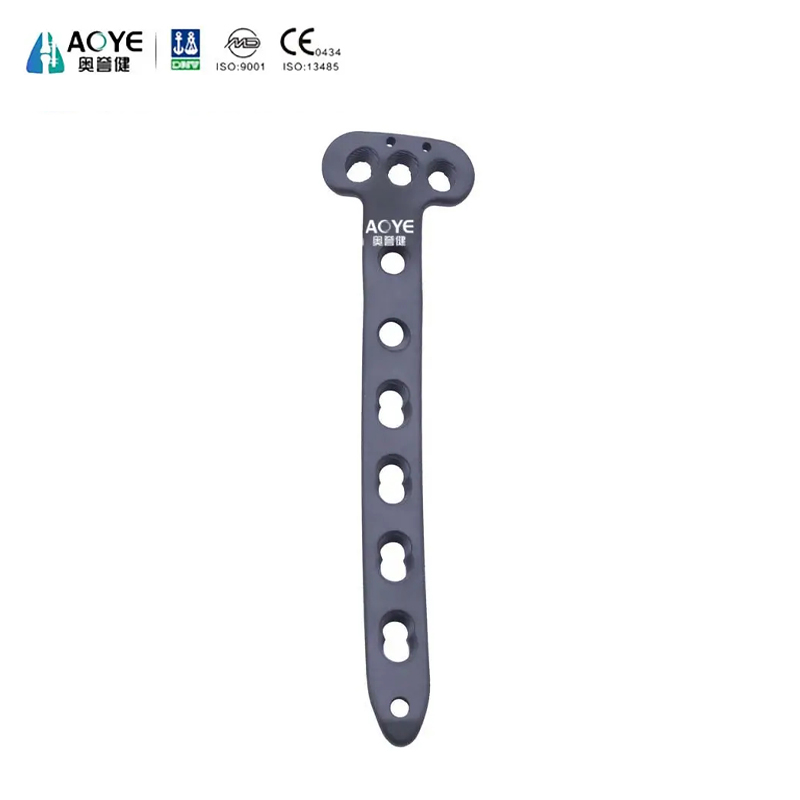 Placa de travamento tibial proximal em forma de T