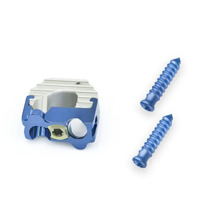 Gaiola Cervical PEEK (2 parafusos de travamento)