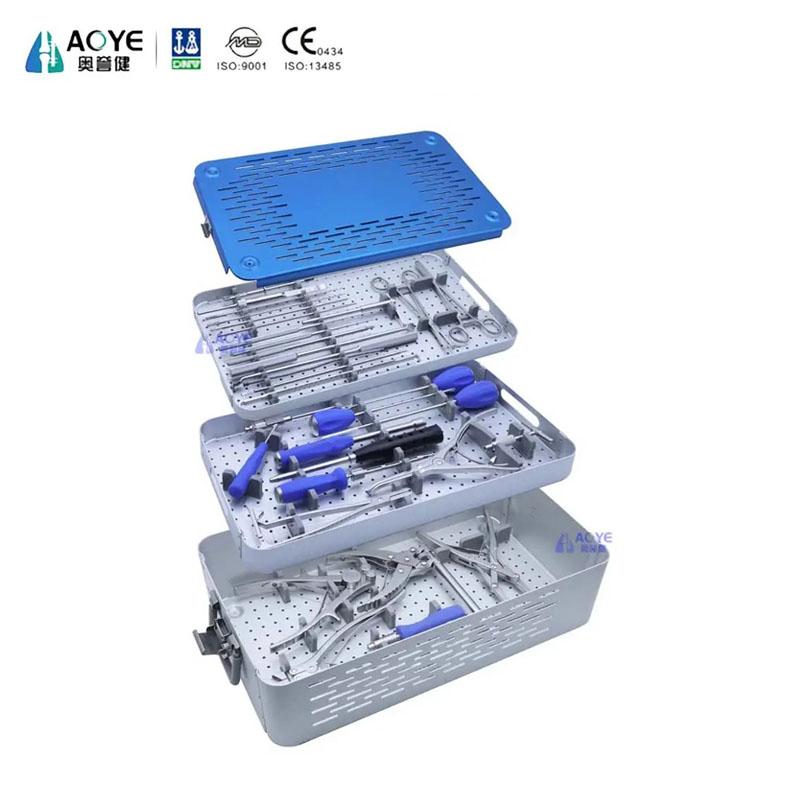 Conjunto de instrumentos de fixação cervical posterior