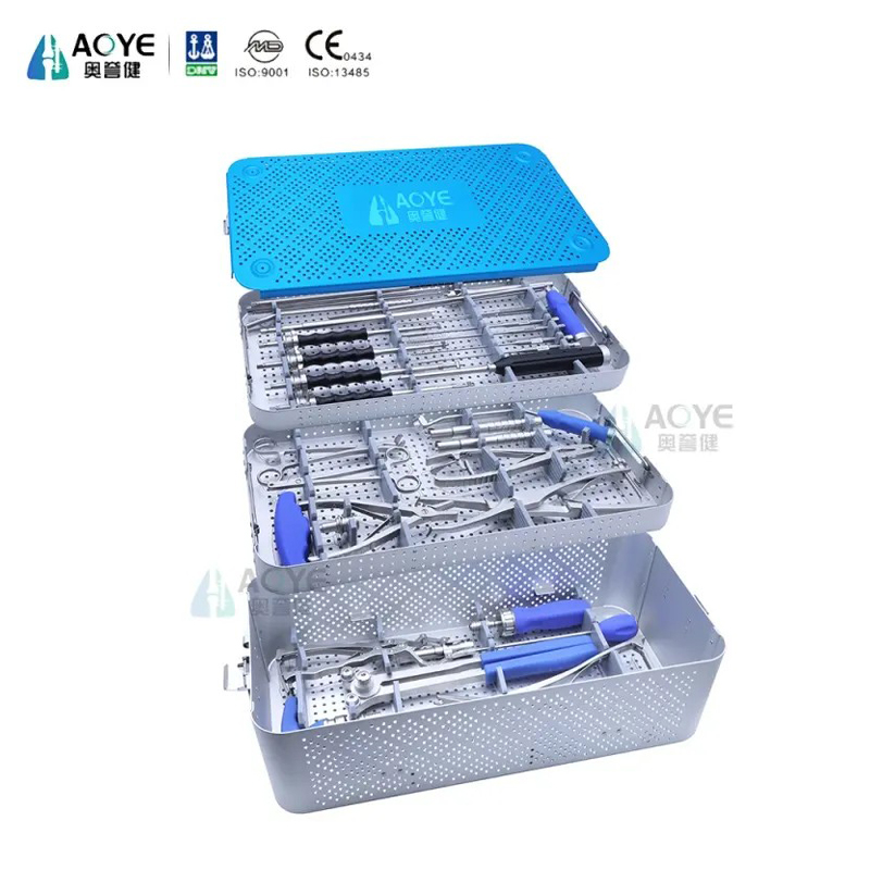 Conjunto de instrumentos para sistema de parafuso pedicular espinhal de 5,5 e 6,0 mm | Ferramentas Cirúrgicas